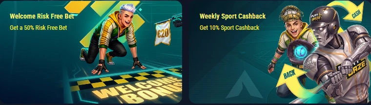 playbaze casino sport bonuses